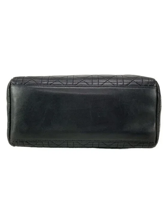 ★SOLD★ Dior Handbag Lady Bag Black Leather - Picture 5 of 16